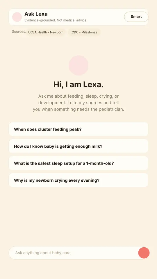Ask Lexa home